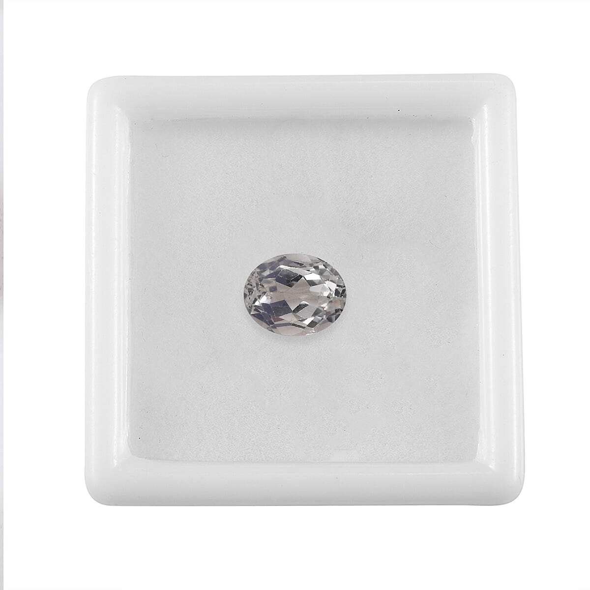 White Topaz (Oval 10x8 mm) 2.39 ctw Loose Gemstone