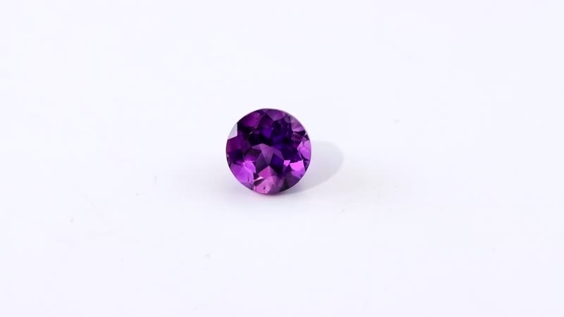 AA African Amethyst (Rnd 8 mm) 1.60 ctw Loose Gemstone