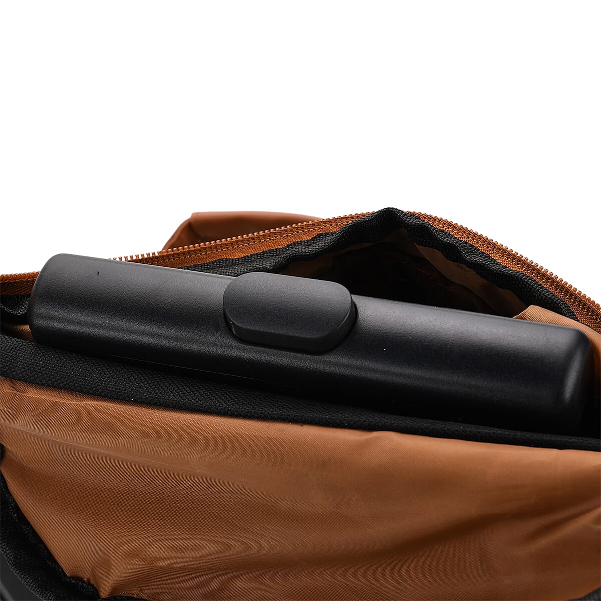 Multi Color Patchwork Sheep Leather Travel Bag with Wheels image number 6