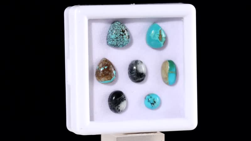 Blue Moon Turquoise Assorted Box (Mix Size) 15.00 ctw Loose Gemstone