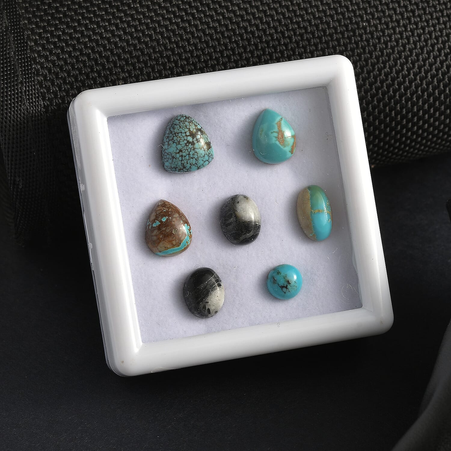 Blue Moon Turquoise Assorted Box (Mix Size) 15.00 ctw Loose Gemstone