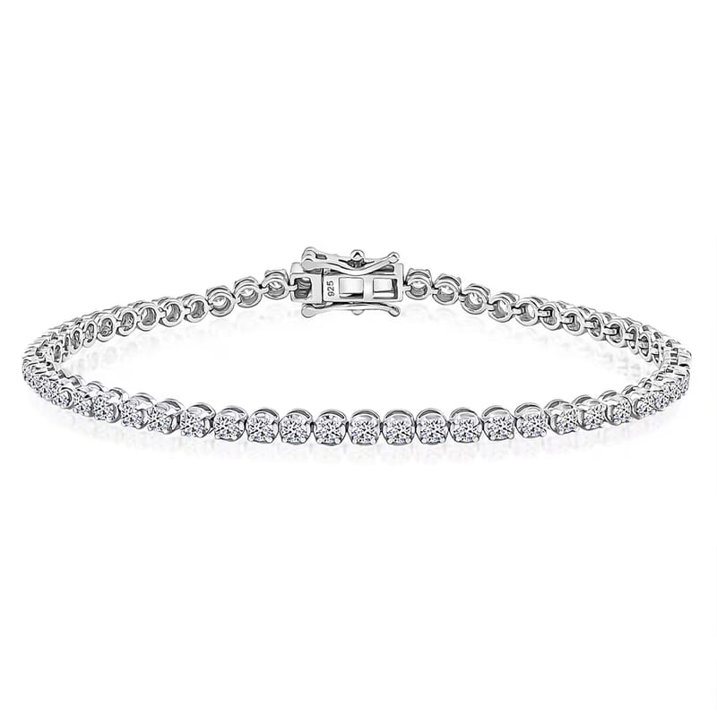 Luxuriant Lab Grown Diamond G SI 3.00 ctw Bracelet in Sterling Silver (7.00 In)