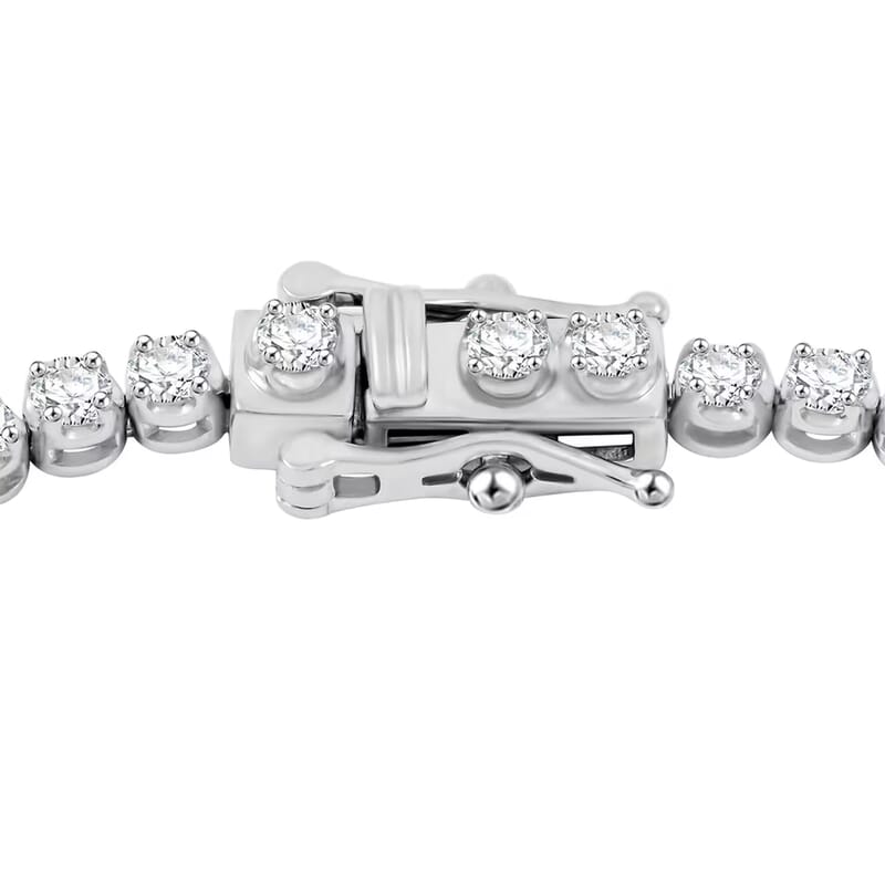 Luxuriant Lab Grown Diamond G SI 3.00 ctw Bracelet in Sterling Silver (7.00 In)