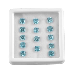 Blue Apatite Assoterd Box (Oct 4x4 mm) 5.00 ctw Loose Gemstone