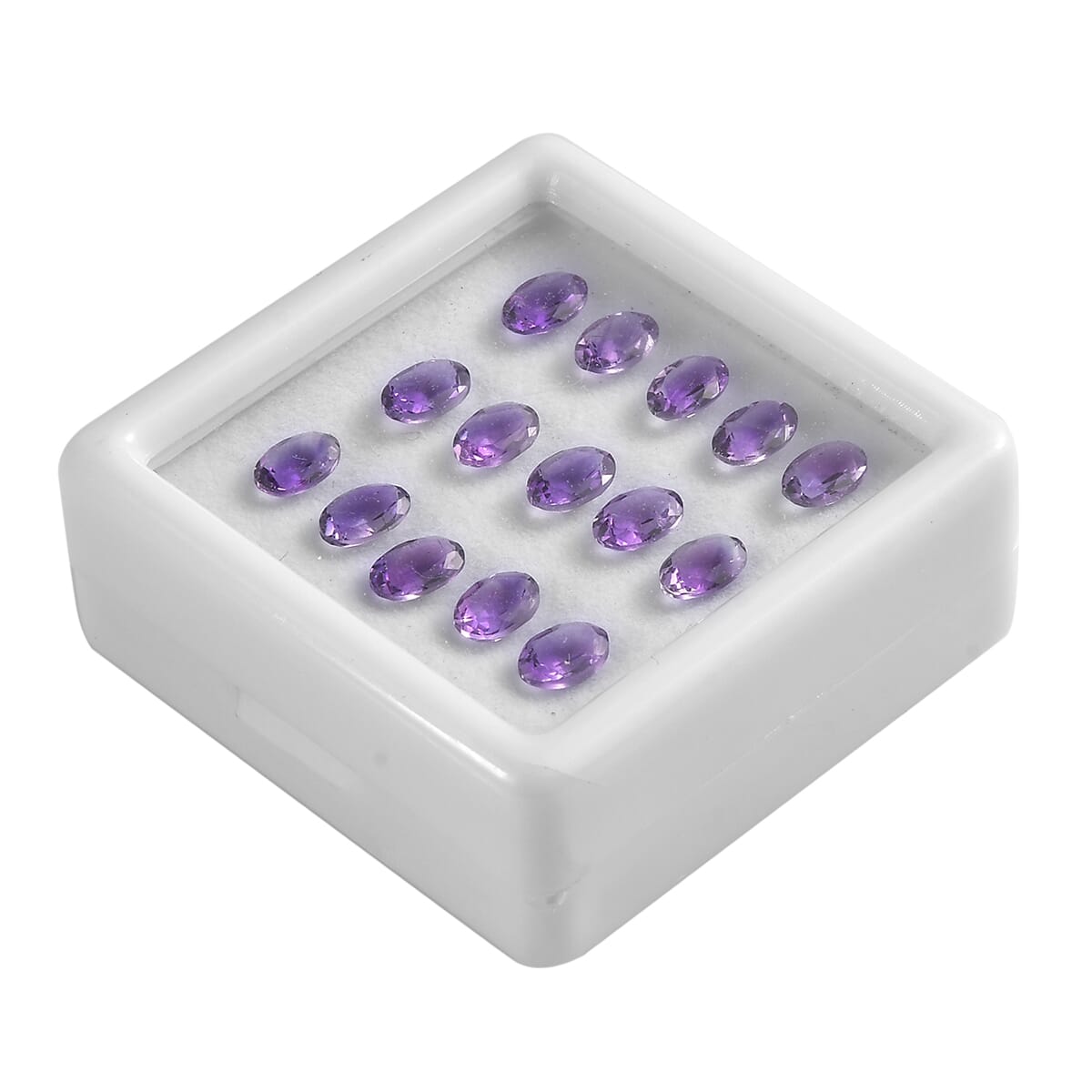 AA Moroccan Amethyst Assorted Box (Ovl 6x4 mm) 6.00 ctw Loose Gemstone image number 2