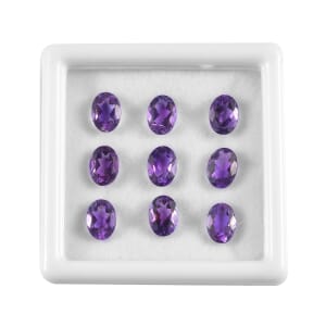 AA Moroccan Amethyst Assorted Box (Ovl 7x5 mm) 6.00 ctw Loose Gemstone