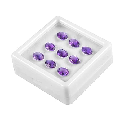 AA Moroccan Amethyst Assorted Box (Ovl 7x5 mm) 6.00 ctw Loose Gemstone
