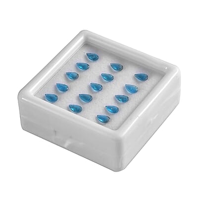 Malgache Neon Apatite Assorted Box (Pear 5x3 mm) 3.00 ctw Loose Gemstone
