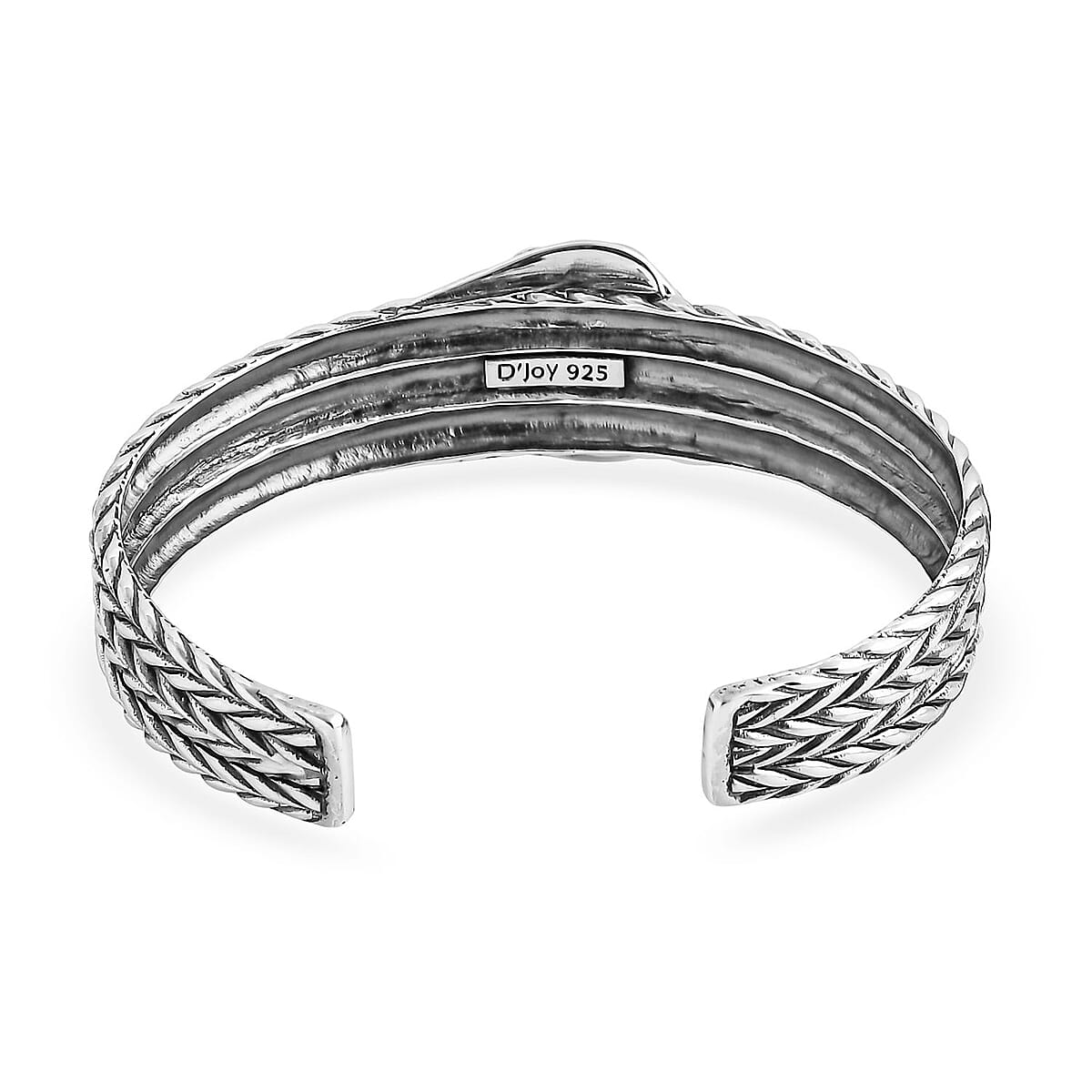D'Joy Bali Legacy Padian Buckle Cuff Bracelet in Sterling Silver (7.25 In) 30.70 Grams image number 4