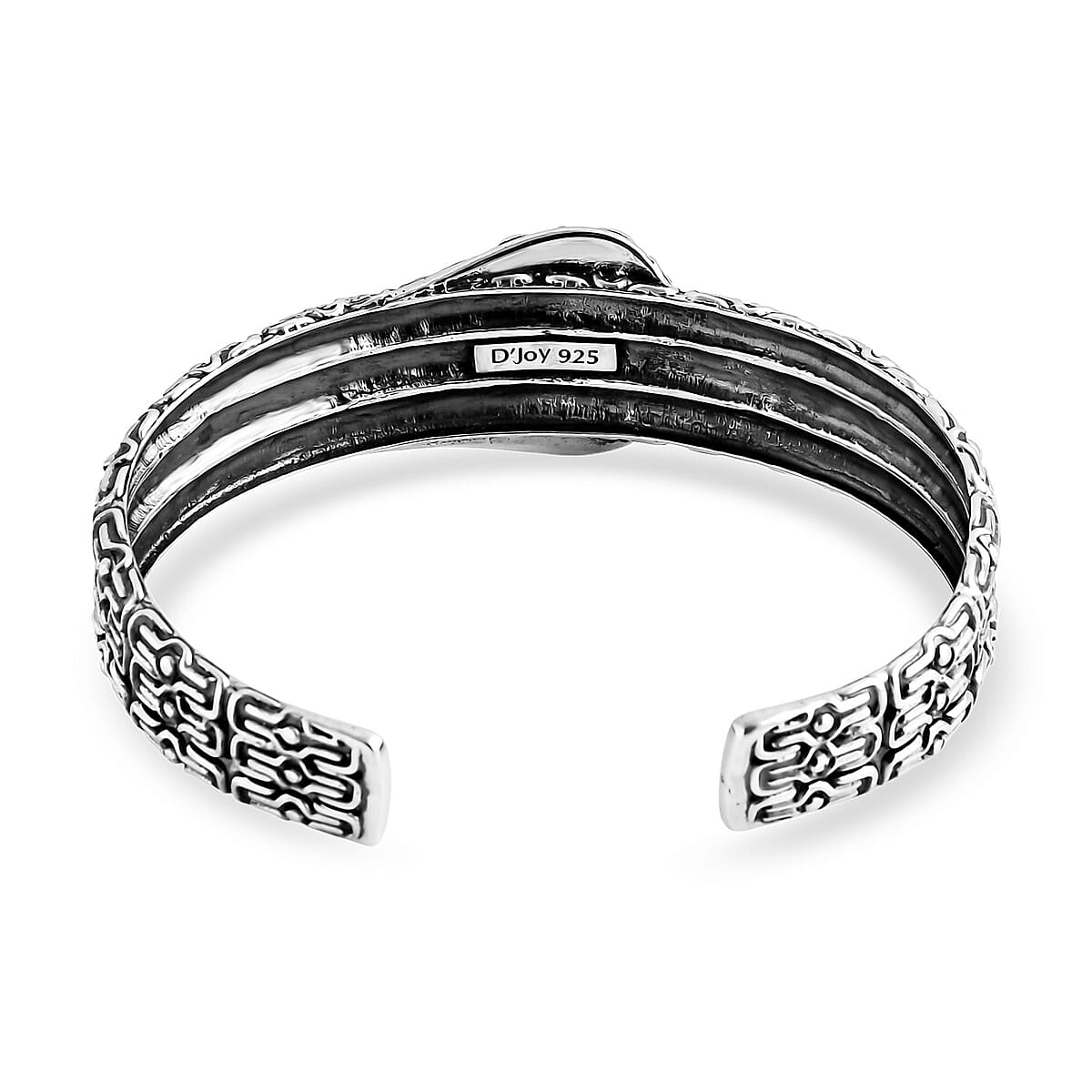 D'Joy Bali Legacy Borobudur Buckle Cuff Bracelet in Sterling Silver (7.25 In) 29.65 Grams image number 4