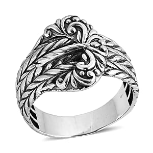 D'Joy Bali Legacy Padian Buckle Ring in Sterling Silver (Size 10.0) 7.0 Grams 