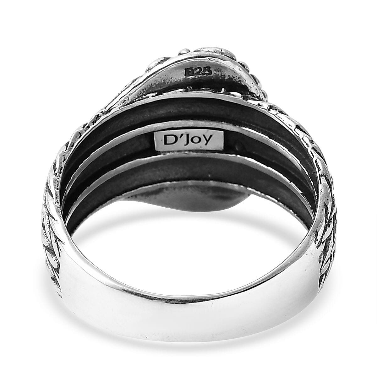D'Joy Bali Legacy Padian Buckle Ring in Sterling Silver (Size 5.0) image number 4