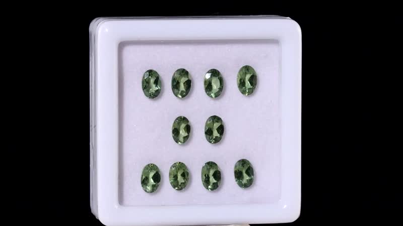 Malagasy Pine Apatite Assorted Box (Ovl 6x4 mm) 5.00 ctw Loose Gemstone