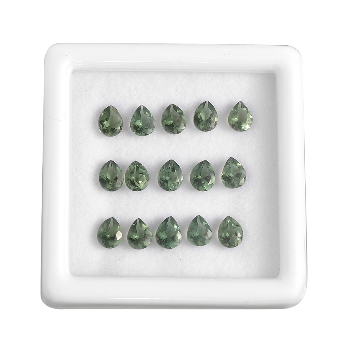 Malagasy Pine Apatite Assorted Box (Pear 5x4 mm) 5.00 ctw Loose Gemstone image number 0