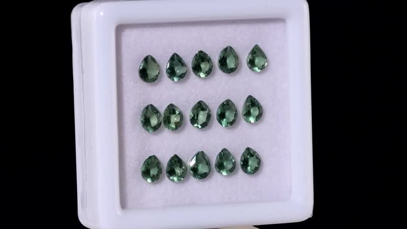 Malagasy Pine Apatite Assorted Box (Pear 5x4 mm) 5.00 ctw Loose Gemstone