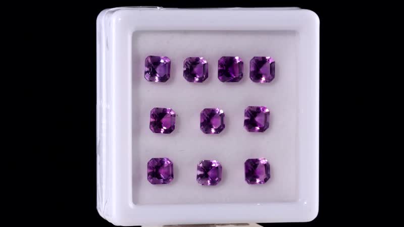 AA Moroccan Amethyst Assorted Box (Oct 5x5 mm) 6.00 ctw Loose Gemstone