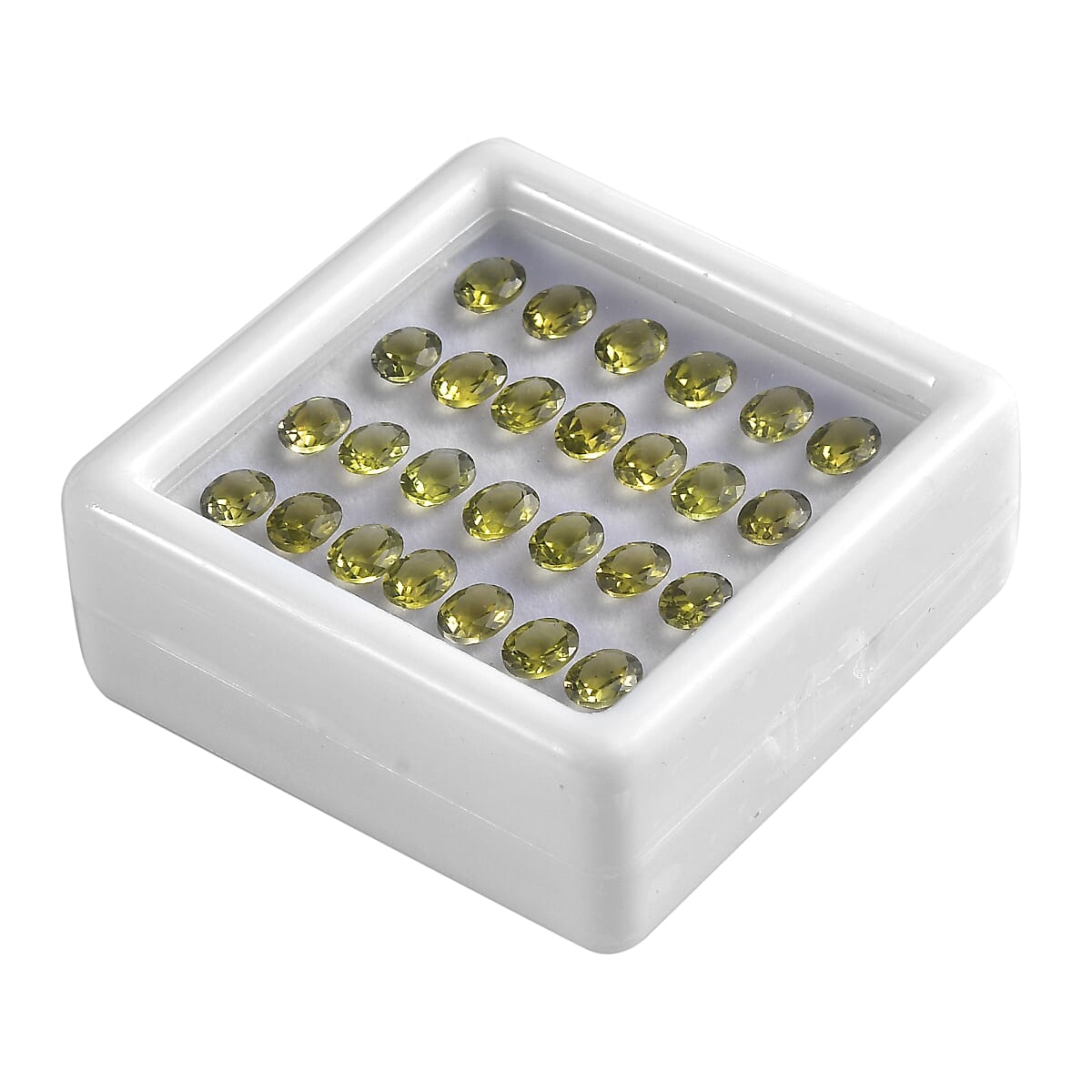 AA Peridot Arizona Assorted Box (Ovl 5x4 mm) 10.00 ctw Loose Gemstone