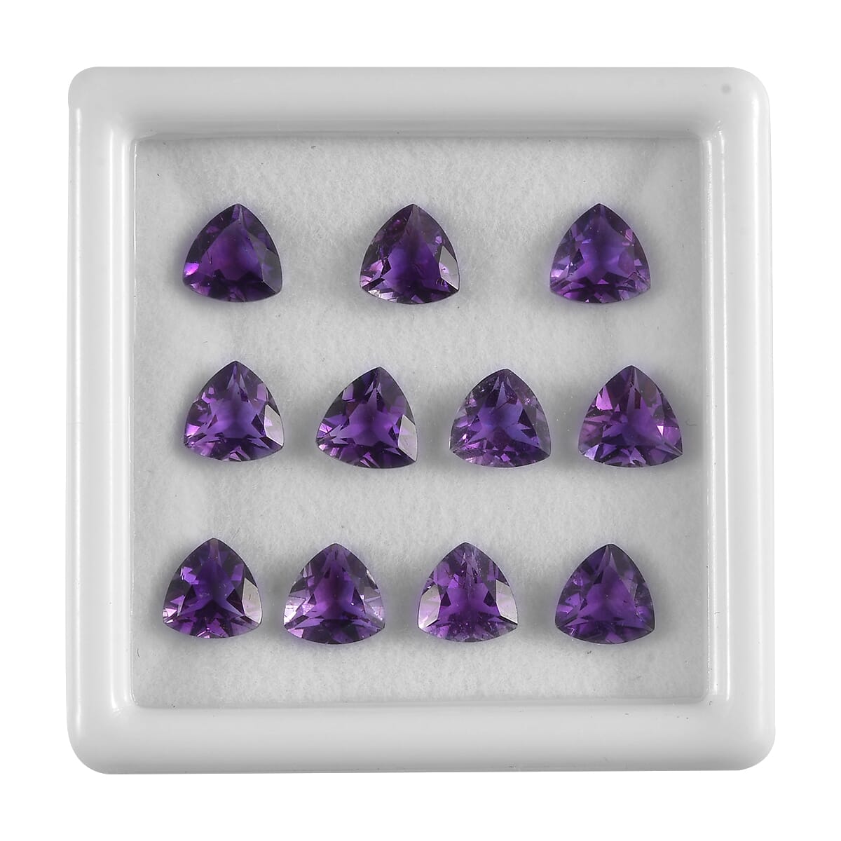 AA Moroccan Amethyst Assorted Box (Trl 6 mm) 6.00 ctw Loose Gemstone image number 0