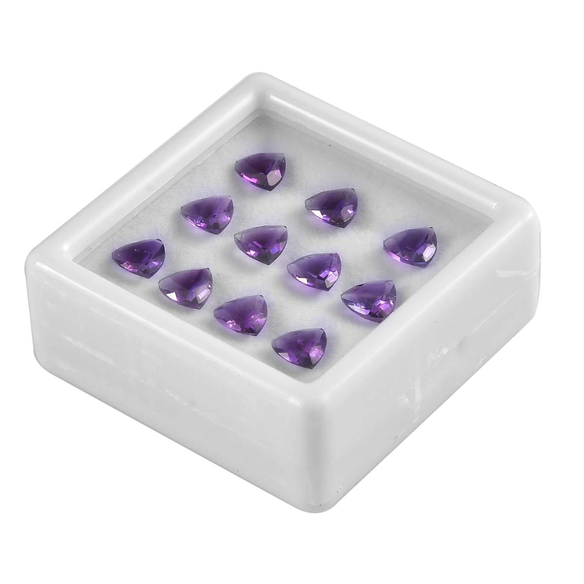 AA Moroccan Amethyst Assorted Box (Trl 6 mm) 6.00 ctw Loose Gemstone image number 2