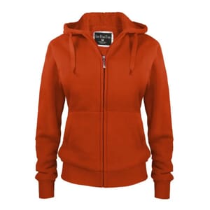 Hanton Rust Sherpa Lined Zip Front Hoodie - M