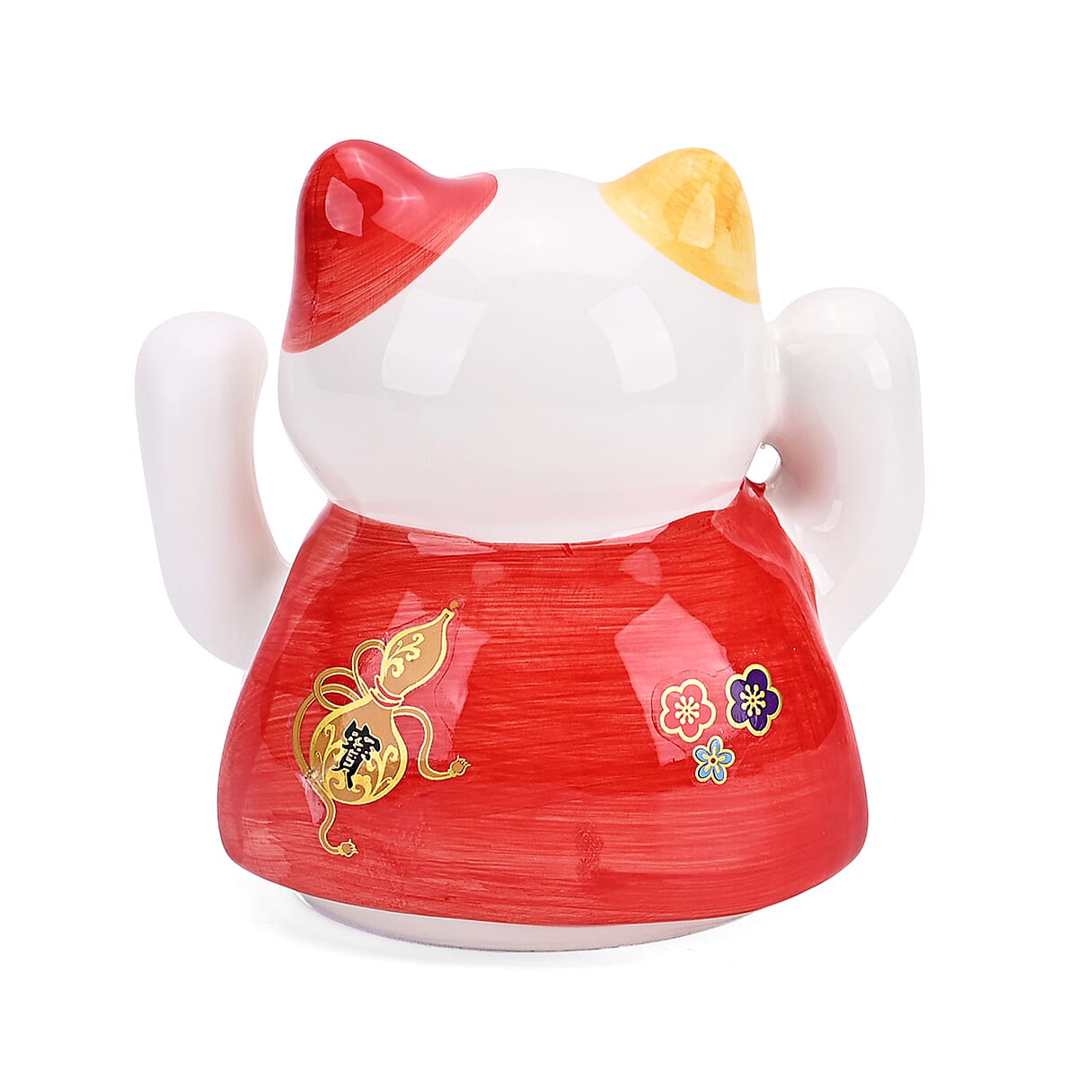Ceramic Money Cat Decoration Shengyixinlong - Treasure Bowl (2xAAA Not Included) image number 6