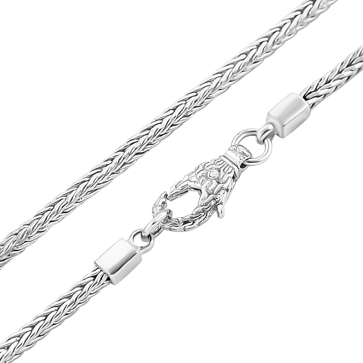 Bali Legacy Tulang Naga Chain Necklace in Sterling Silver 20 Inches 21.2 Grams image number 3