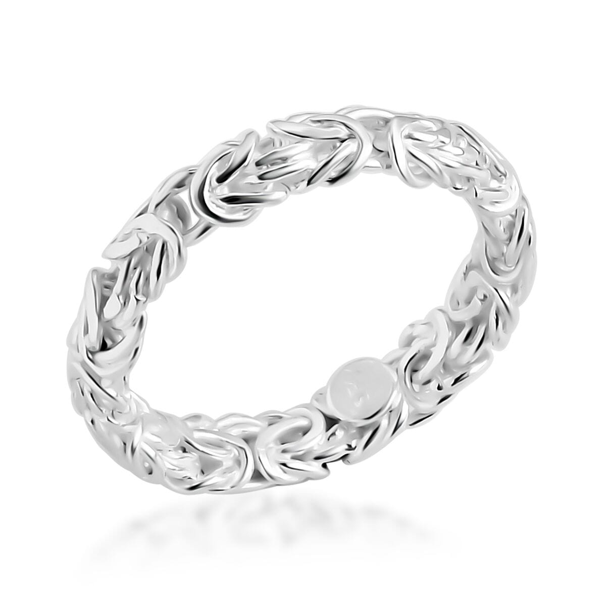 Bali Legacy Byzantine Ring in Sterling Silver (Size 7.0) 4.25 Grams image number 0