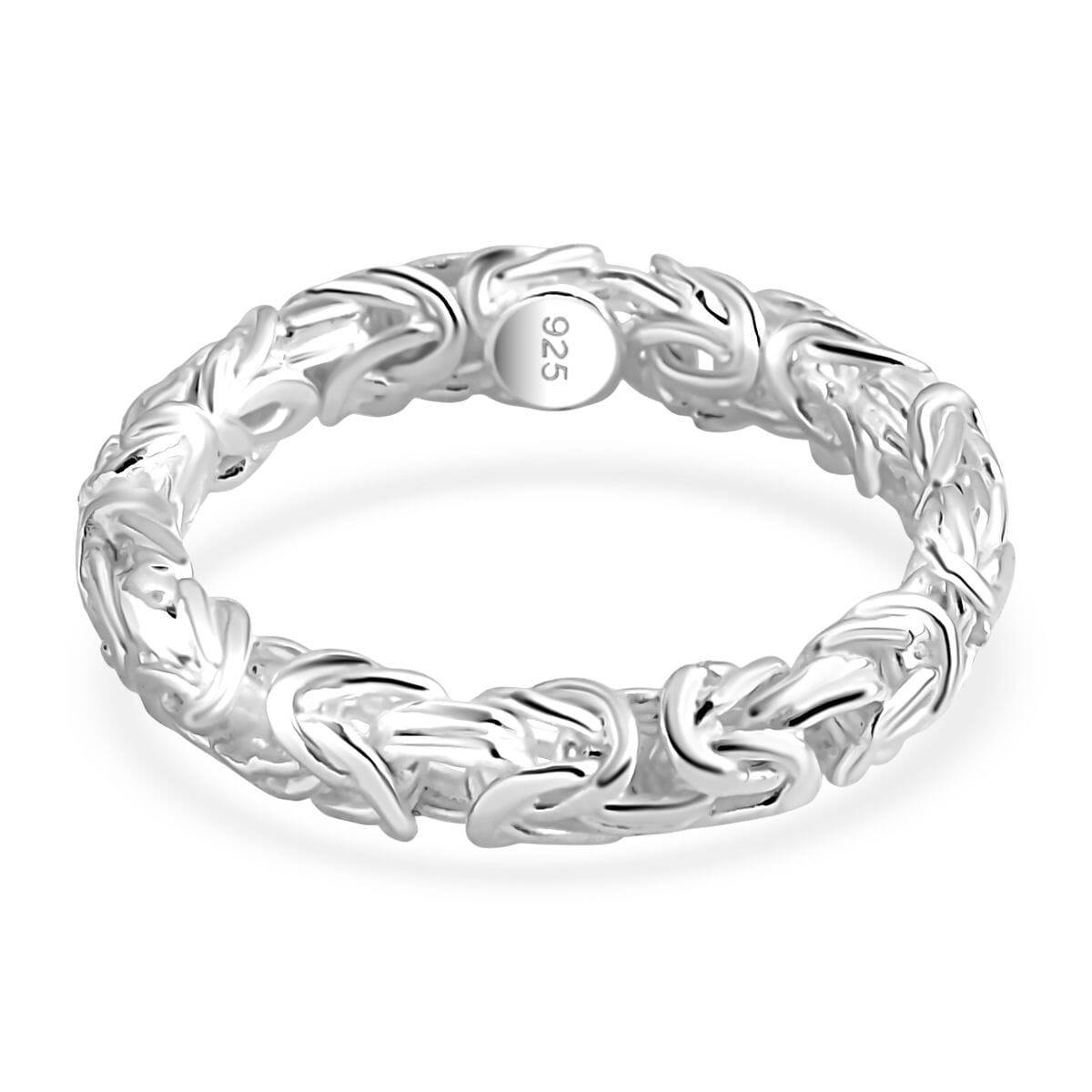 Bali Legacy Byzantine Ring in Sterling Silver (Size 7.0) 4.25 Grams image number 4