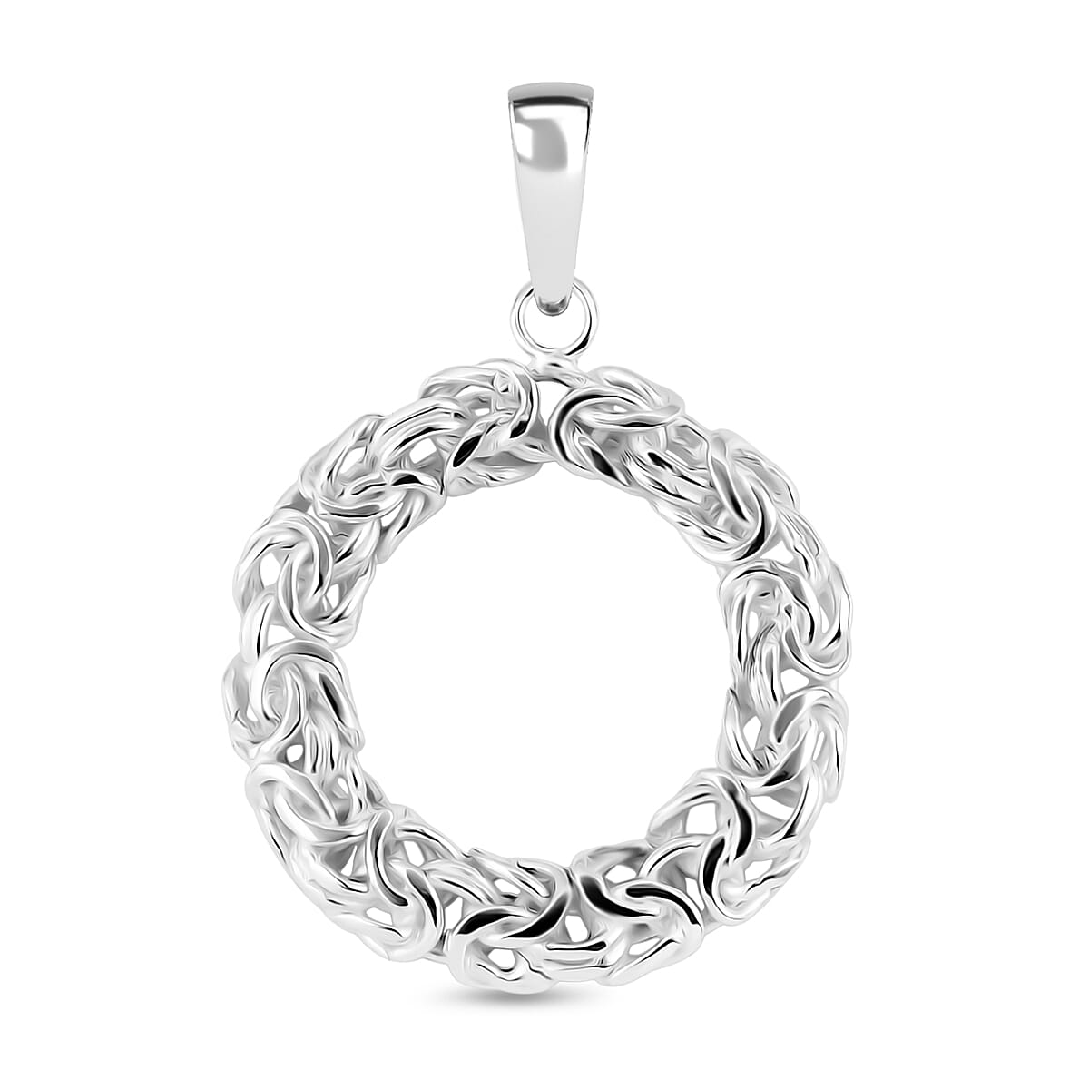 Bali Legacy Byzantine Pendant without Chain in Sterling Silver 6.30 Grams image number 0