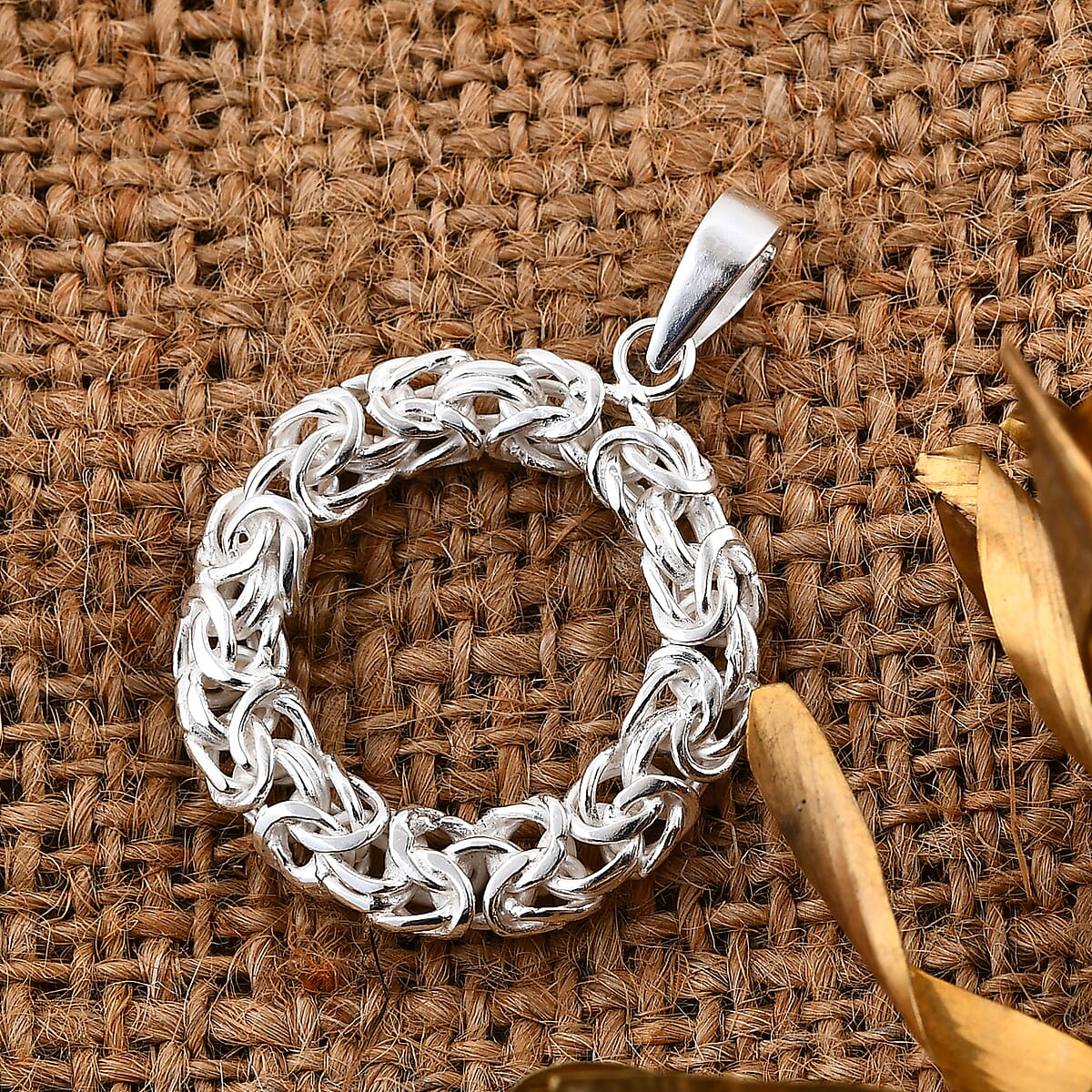 Bali Legacy Byzantine Pendant without Chain in Sterling Silver 6.30 Grams image number 1