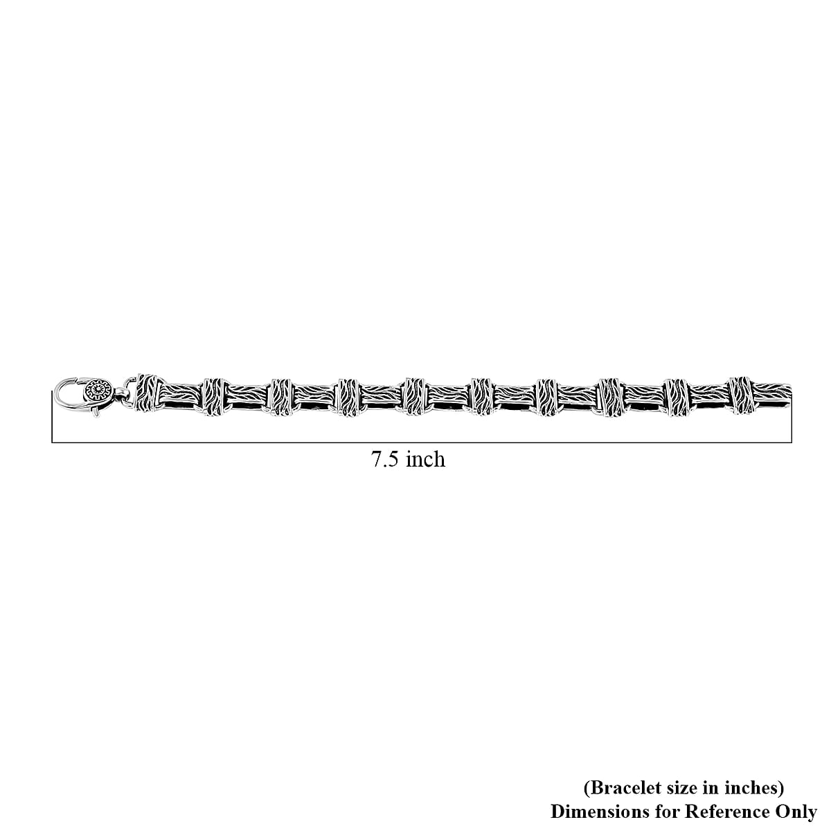 Bali Legacy Barong Link Chain Bracelet in Sterling Silver (7.25 In) 22.90 Grams image number 5