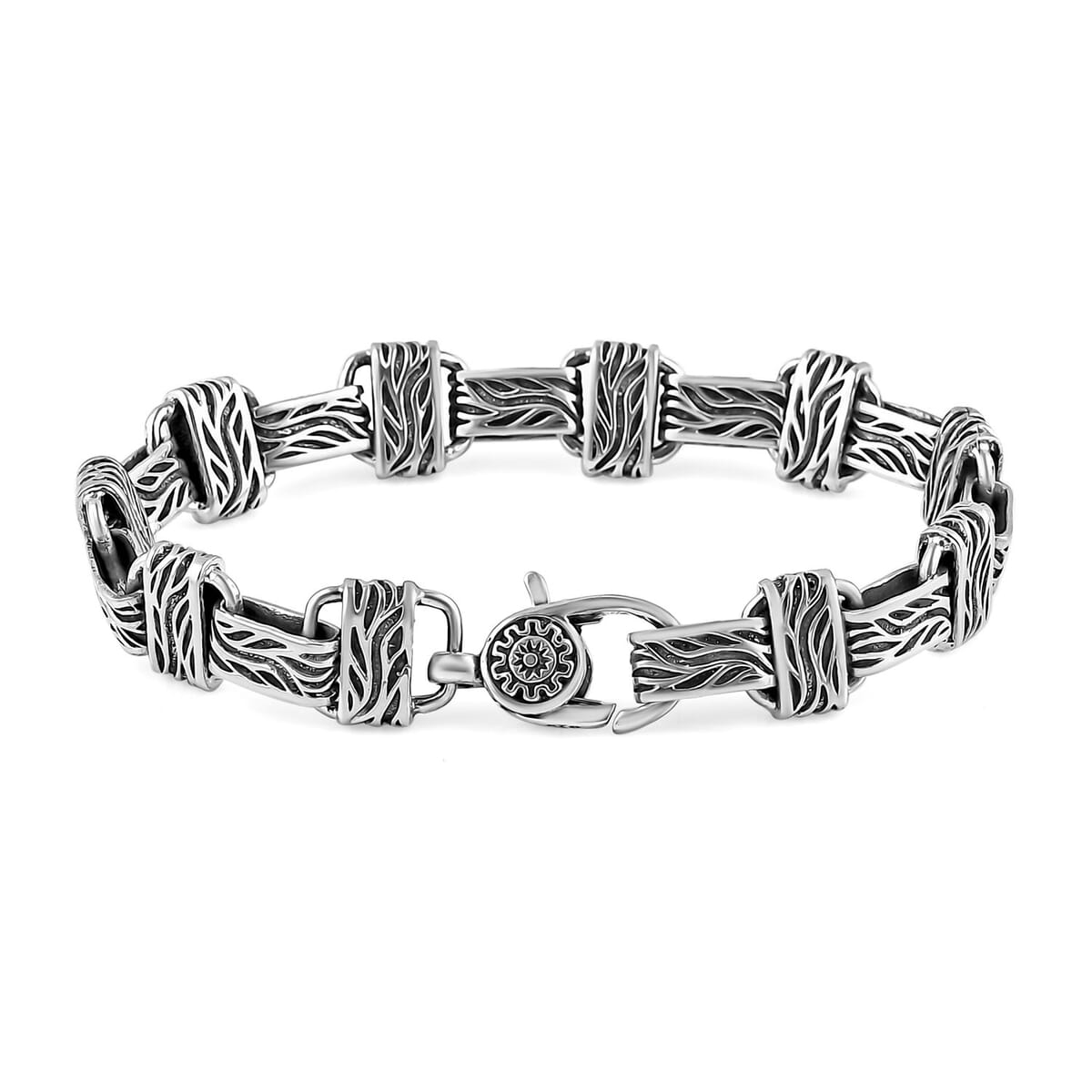 Bali Legacy Barong Link Chain Bracelet in Sterling Silver (8.00 In) 24.85 Grams image number 3
