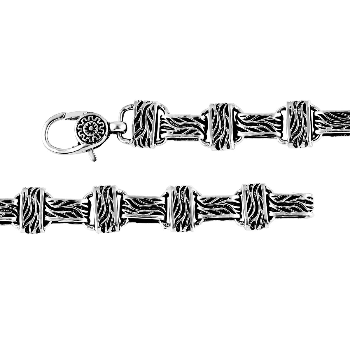 Bali Legacy Barong Link Chain Bracelet in Sterling Silver (8.00 In) 24.85 Grams image number 4