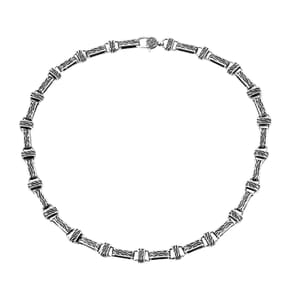 Bali Legacy Barong Link Chain Necklace in Sterling Silver 48.80 Grams 20 Inches