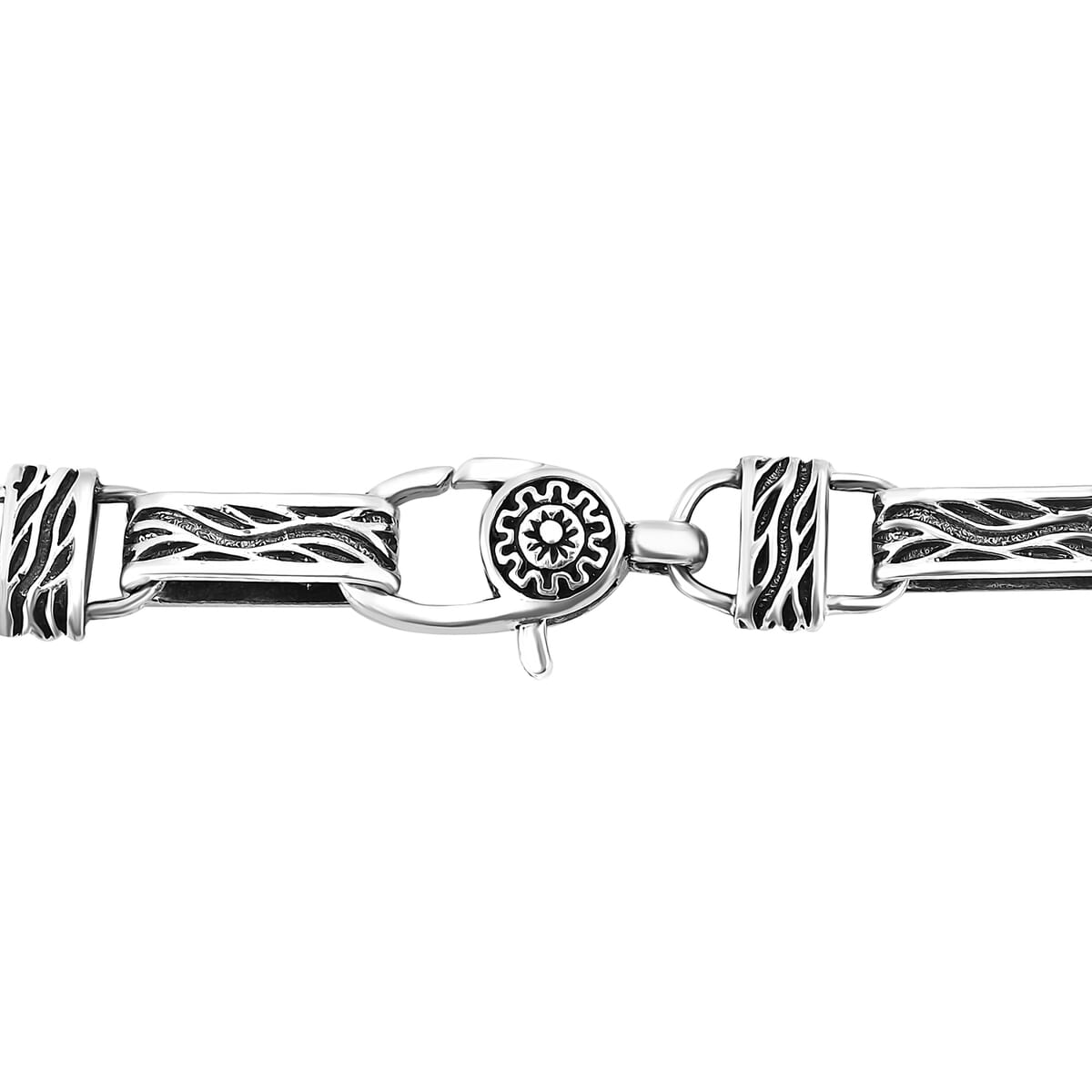 Bali Legacy Barong Link Chain Necklace in Sterling Silver 48.80 Grams 20 Inches image number 3