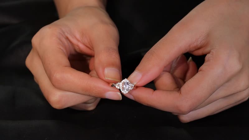 Pink Morganite, White Zircon Ring in 18K Vermeil RG Sterling Silver (Size 10.0) 0.90 ctw
