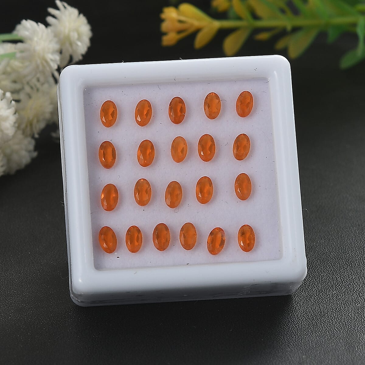 AA Fire Opal Assorted Box (Ovl 5x3 mm) 3.00 ctw image number 1