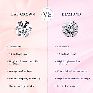 Luxuriant Lab Grown Diamond G-H, SI 0.20 ctw Embrace of Love Ring in 18K Vermeil Yellow Gold Over Sterling Silver (Size 7.0)