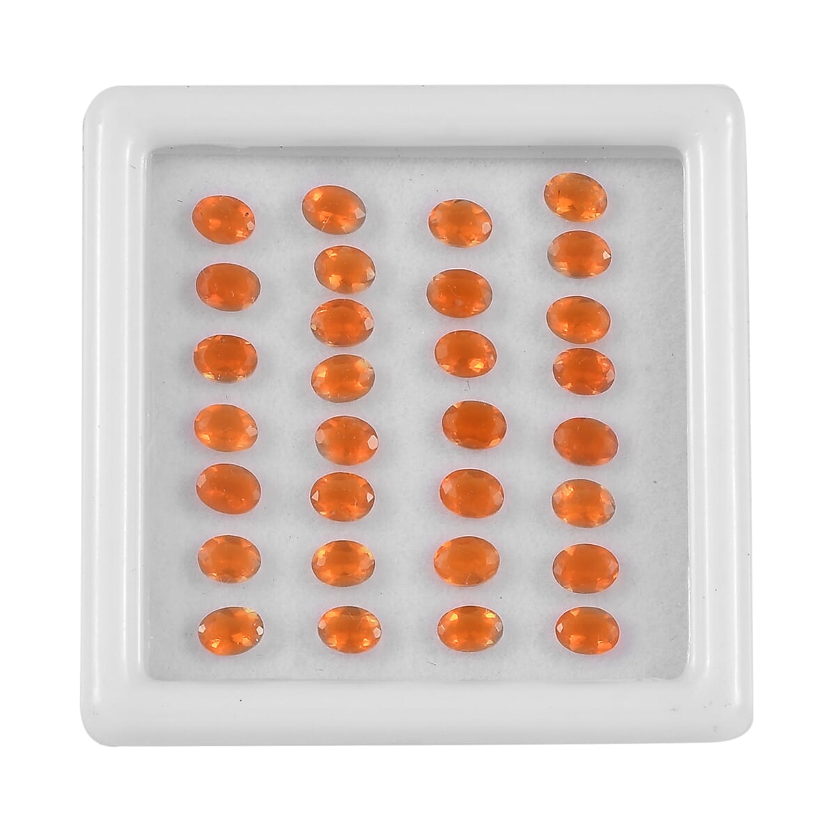 AA Fire Opal Assorted Box (Ovl 4x3 mm) 3.00 ctw image number 0