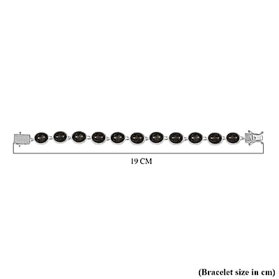 Karis Natural Yooperlite 31.30 ctw Bracelet in Platinum Bond (7.25 In) with Free UV Flash Light
