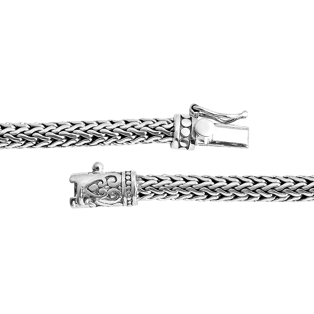 Bali Legacy Tulangnaga Chain with Snake Bracelet in Sterling Silver (8.00 In) 25.10 Grams image number 3