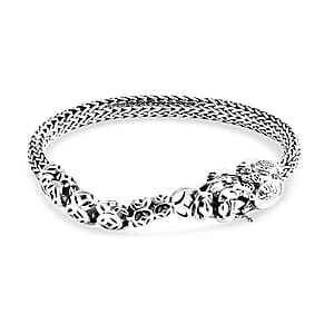 Bali Legacy Tulangnaga Chain Pixiu Bracelet in Sterling Silver (6.50 In) 27.60 Grams
