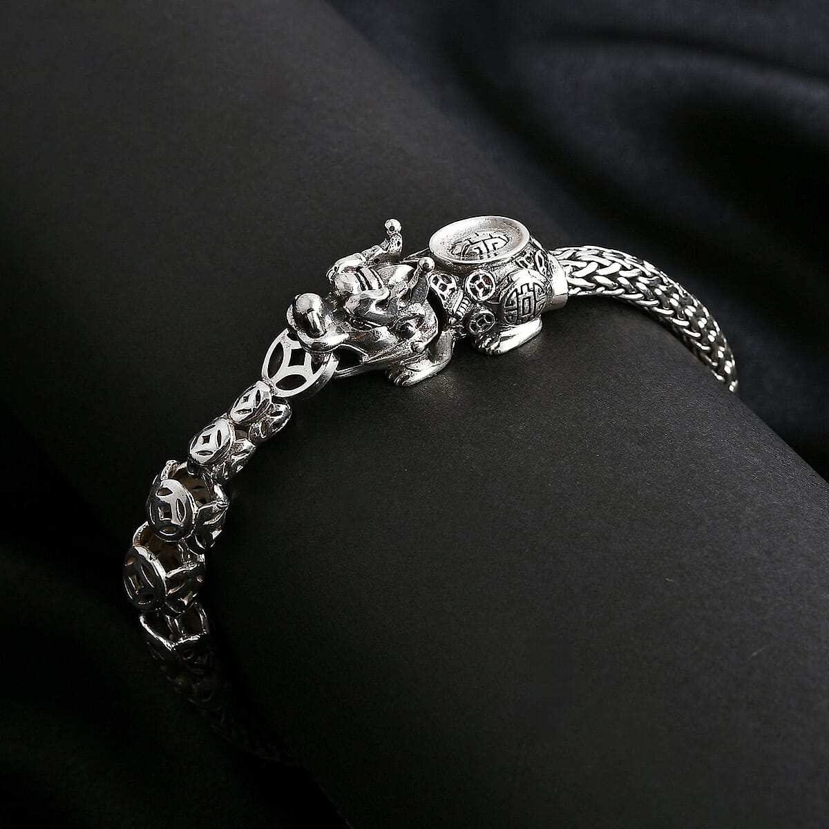 Bali Legacy Tulangnaga Chain Pixiu Bracelet in Sterling Silver (6.50 In) 27.60 Grams image number 1