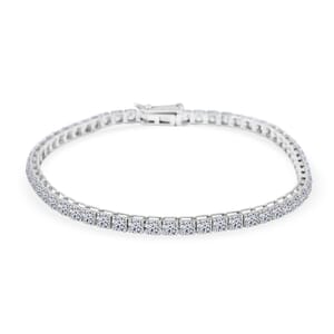 Luxuriant Lab Grown Diamond 5.00 ctw Bracelet in 14K White Gold (7.00 In) 5.42 Grams
