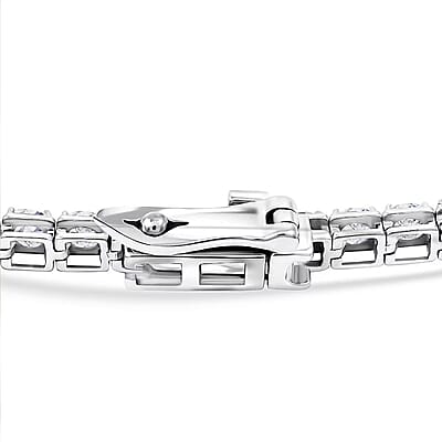 Luxuriant Lab Grown Diamond 5.00 ctw Bracelet in 14K White Gold (7.00 In) 5.42 Grams