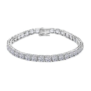Luxuriant Lab Grown Diamond 12.00 ctw Bracelet in 14K White Gold (7.00 In) 12.22 Grams