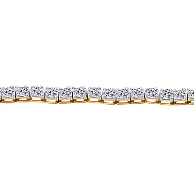 Luxuriant Lab Grown Diamond 5.00 ctw Bracelet in 14K Yellow Gold (7.00 In) 5.30 Grams