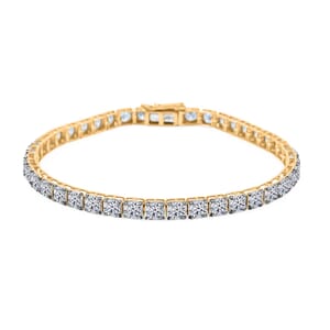 Luxuriant Lab Grown Diamond 8.00 ctw Bracelet in 14K Yellow Gold (6.75 In) 7.18 Grams