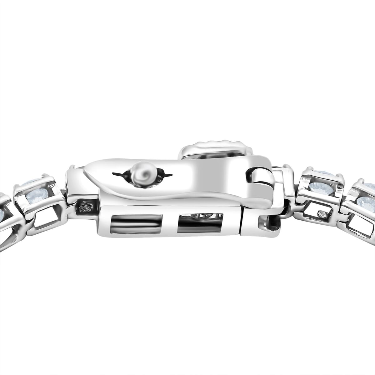 Luxuriant Lab Grown Diamond 4.00 ctw Bracelet in 14K White Gold (7.25 In) 5.65 Grams image number 2