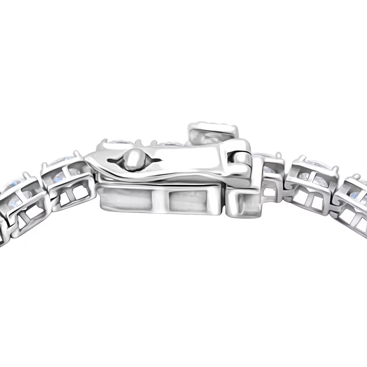 Luxuriant Lab Grown Diamond 6.00 ctw Bracelet in 14K White Gold (7.25 In) 5.84 Grams image number 7